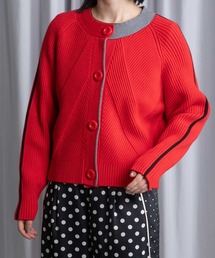 MARECHAL TERRE | クルーネックカラーカーディガン(カーディガン/ボレロ)