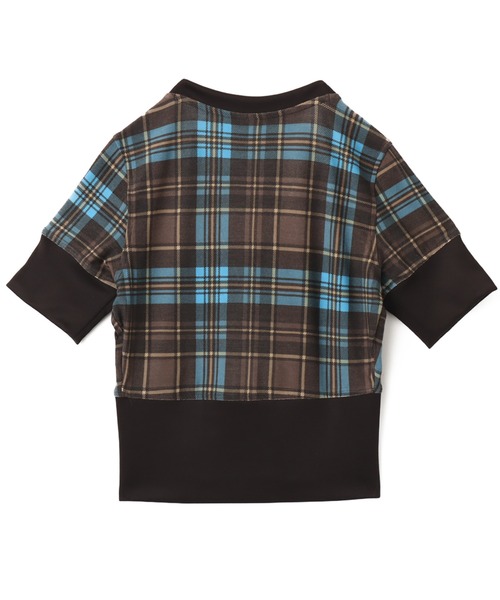 adidas（アディダス）の「adidas CHECKED V-NECK SHIRT WITH BUTTONS / アディダス チェック V-ネック シャツ ウィズ ボタン シャツ（ニット/セーター・レディース・マルチ・S/M/L）」の8枚目の写真