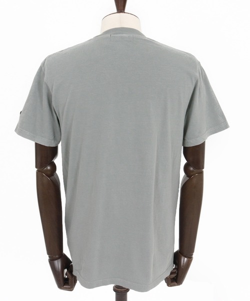 1minute 1second(ワンミニットワンセカンド)の「mt10113-cursive embroidery pigment T-shirt Tシャツ(1M26H340)(Tシャツ/カットソー・メンズ・ライトグレー/ネイビー/ブラック・S/XL/L/M)」の22枚目の写真