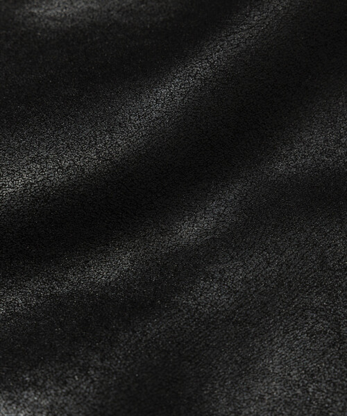 HINSON(ヒンソン)の「HINSON/ヒンソン B-3 フェイクムートン ジャケット(ブルゾン・メンズ・ブラック/ブラウン・MEDIUM/LARGE)」の12枚目の写真