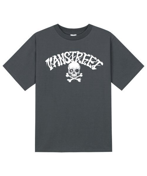 KAN6312(カン6312)の「KTG0164 レタリングスカルブラッド半袖Tシャツ - グレー(Tシャツ/カットソー・メンズ・その他・MEDIUM/LARGE/X-LARGE/SMALL)」の1枚目の写真