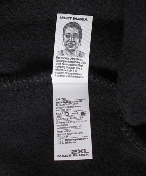 LOS ANGELES APPAREL（ロサンゼルスアパレル）の「【PH3】【LOS ANGELES APPAREL/ロサンゼルスアパレル】 Heavy Fleece Mid Short HF-02（その他パンツ・メンズ・ブラック/ホワイト/ネイビー/アッシュグレー・XX-LARGE/MEDIUM/X-LARGE/SMALL/LARGE）」の11枚目の写真