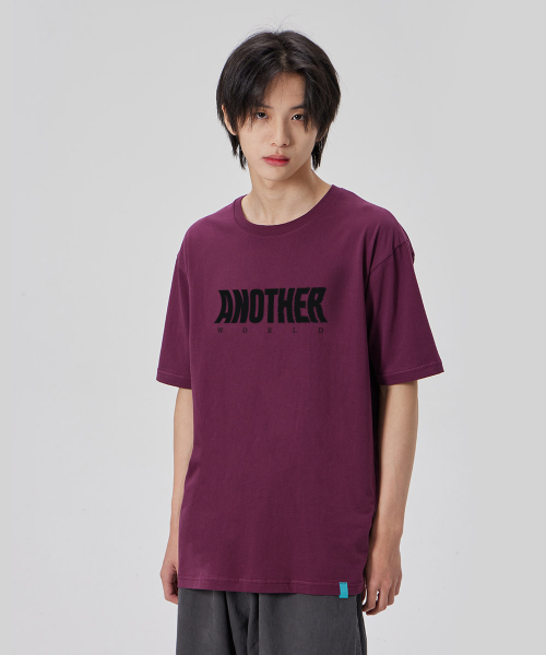ASTRAL PROJECTION（アストラルプロジェクション）の「[   ]コットンルーズフィット半袖Tシャツ_プラムパープル（Tシャツ/カットソー・メンズ・その他・MEDIUM/LARGE/X-LARGE/XX-LARGE）」の2枚目の写真