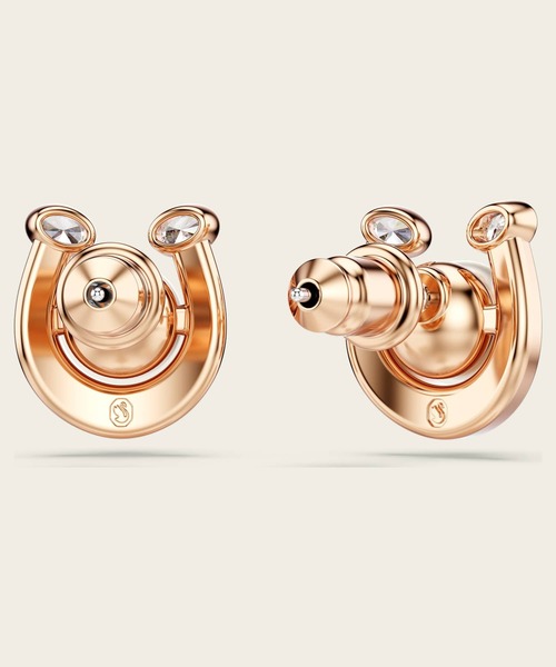 SWAROVSKI(スワロフスキー)の「【公式】【スワロフスキー】Symbolica スタッドピアス, クリスタル・パール, パヴェ, 蹄鉄, ホワイト, ローズゴールドトーン・プレーティング(ピアス(両耳用)・レディース・ゴールド系その他2・FREE)」の5枚目の写真