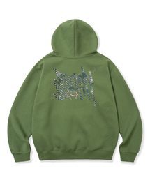 NIGHT TAG HOODIE - OLIVE