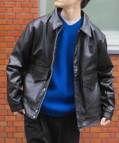 ITEMS URBANRESEARCH（アイテムズ アーバンリサーチ）の「F.L. A-2 フライトジャケット（その他アウター・メンズ・ブラック/オリーブ/ダークブラウン・MEDIUM/LARGE）」の5枚目の写真