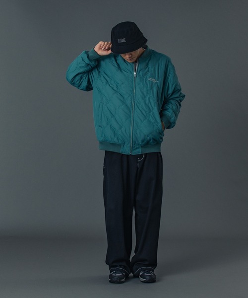 XLARGE（エクストララージ）の「REVERSIBLE QUILTED JACKET（ブルゾン・メンズ・ブラック/グレー/ネイビー・S/M/L/XL）」の10枚目の写真