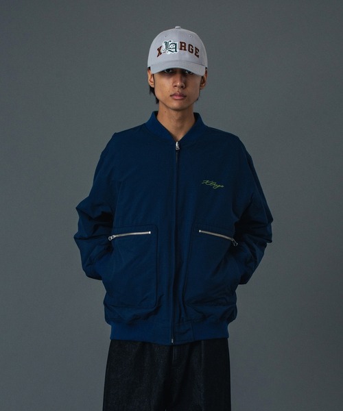 XLARGE（エクストララージ）の「REVERSIBLE QUILTED JACKET（ブルゾン・メンズ・ブラック/グレー/ネイビー・S/M/L/XL）」の12枚目の写真