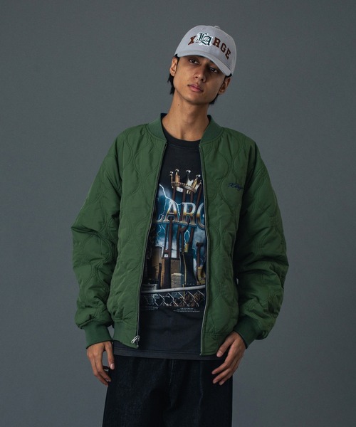 XLARGE（エクストララージ）の「REVERSIBLE QUILTED JACKET（ブルゾン・メンズ・ブラック/グレー/ネイビー・S/M/L/XL）」の13枚目の写真