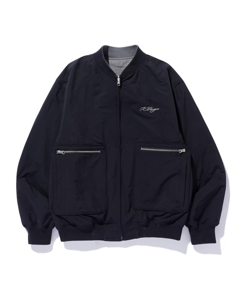 XLARGE（エクストララージ）の「REVERSIBLE QUILTED JACKET（ブルゾン・メンズ・ブラック/グレー/ネイビー・S/M/L/XL）」の20枚目の写真