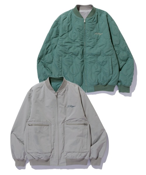ジャケット・アウター XLARGE REVERSIBLE QUILTED BOMBER JACKET セール】REVERSIBLE QUILTED JACKET（ブルゾン）｜XLARGE（エクストラ