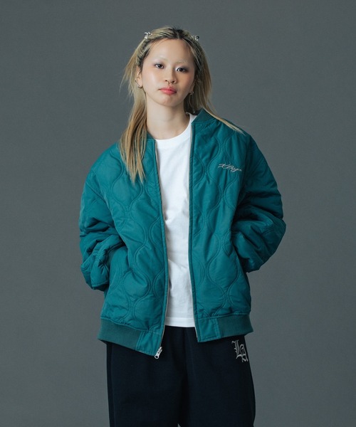 ジャケット・アウター XLARGE REVERSIBLE QUILTED BOMBER JACKET セール】REVERSIBLE QUILTED JACKET（ブルゾン）｜XLARGE（エクストラ