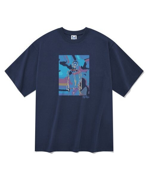 RADINEO(ラディネオ)の「スティール 半袖Tシャツ ネイビー(Tシャツ/カットソー・メンズ・その他・LARGE/MEDIUM/SMALL/X-LARGE)」の1枚目の写真
