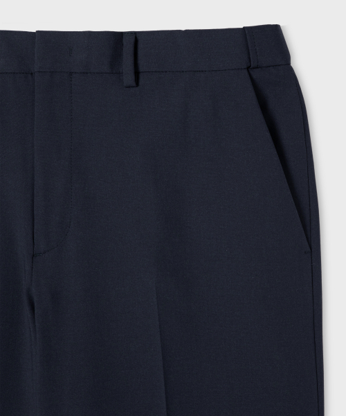 NONBLANK（ノンブランク）の「[SAINT YEAR] セミワイドフィットスラックス_ダークネイビー（スラックス・メンズ・その他・LARGE/MEDIUM/SMALL/X-LARGE）」の3枚目の写真