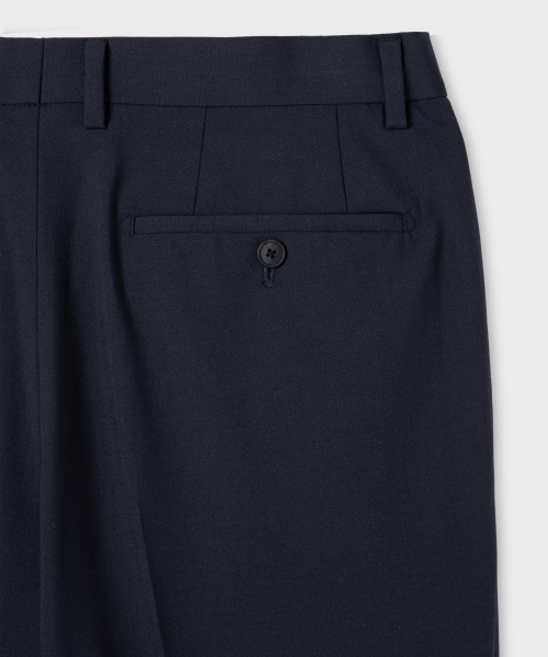 NONBLANK（ノンブランク）の「[SAINT YEAR] セミワイドフィットスラックス_ダークネイビー（スラックス・メンズ・その他・LARGE/MEDIUM/SMALL/X-LARGE）」の4枚目の写真