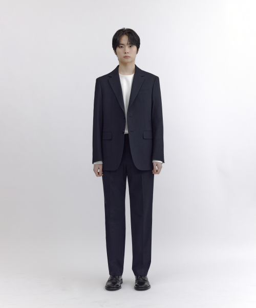 NONBLANK（ノンブランク）の「[SAINT YEAR] セミワイドフィットスラックス_ダークネイビー（スラックス・メンズ・その他・LARGE/MEDIUM/SMALL/X-LARGE）」の6枚目の写真