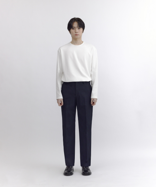 NONBLANK（ノンブランク）の「[SAINT YEAR] セミワイドフィットスラックス_ダークネイビー（スラックス・メンズ・その他・LARGE/MEDIUM/SMALL/X-LARGE）」の8枚目の写真