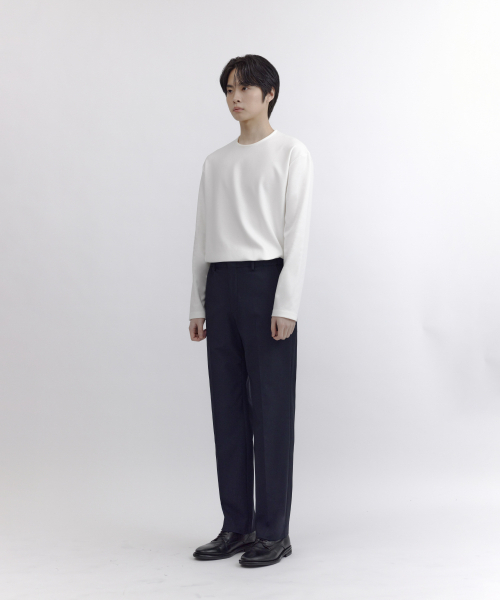 NONBLANK（ノンブランク）の「[SAINT YEAR] セミワイドフィットスラックス_ダークネイビー（スラックス・メンズ・その他・LARGE/MEDIUM/SMALL/X-LARGE）」の9枚目の写真