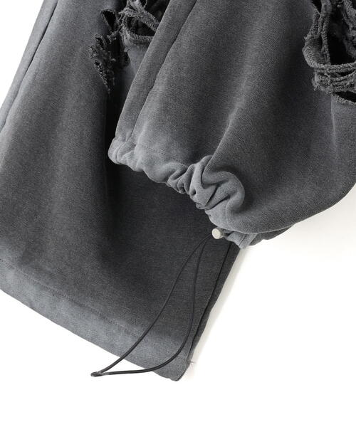 ROYAL FLASH(ロイヤルフラッシュ)の「MITSUKI/ミツキ/ハイダメージスウェットパンツ(スウェットパンツ・レディース・グレー/ブラック・F)」の17枚目の写真