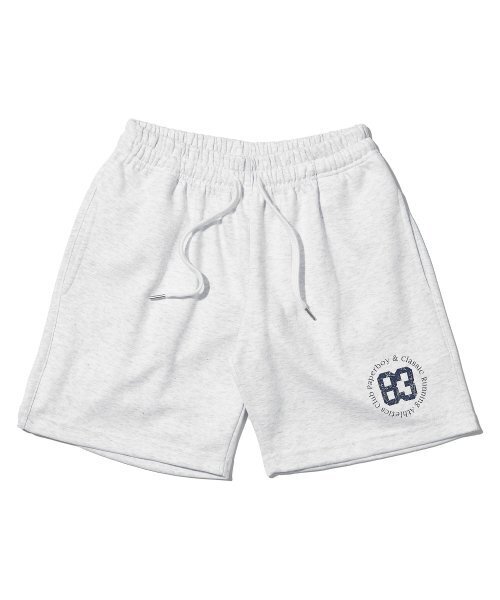 PAPERBOY(ペーパーボーイ)の「ビギニング83 ハーフパンツ-ホワイトメランジ(その他パンツ・レディース・その他・MEDIUM/SMALL/X-LARGE/LARGE)」の1枚目の写真