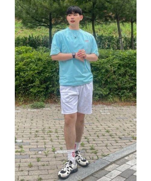 PAPERBOY(ペーパーボーイ)の「ビギニング83 ハーフパンツ-ホワイトメランジ(その他パンツ・レディース・その他・MEDIUM/SMALL/X-LARGE/LARGE)」の4枚目の写真
