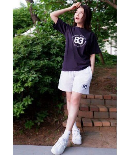 PAPERBOY(ペーパーボーイ)の「ビギニング83 ハーフパンツ-ホワイトメランジ(その他パンツ・レディース・その他・MEDIUM/SMALL/X-LARGE/LARGE)」の5枚目の写真