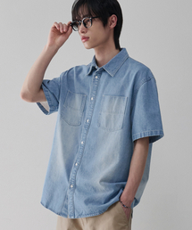 OURDAYZ（アワーデイズ）の「Cardiff Two Pocket Washed Denim Short Sleeve Shirt [LIGHT BLUE]（シャツ/ブラウス・メンズ）」