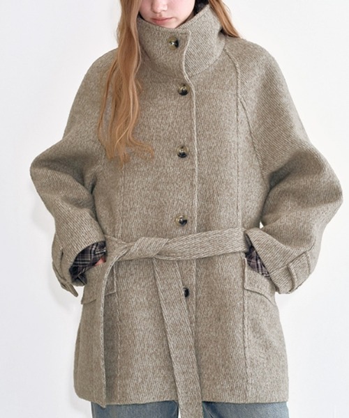 FANO studios ウール　コート ふらしヨーク ミドル丈ウールコート FD25W104【Fano Studios】【2025AW