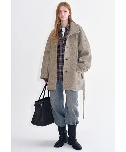 セール】ふらしヨーク ミドル丈ウールコート FD25W104【Fano Studios