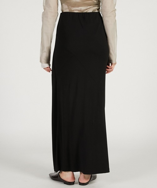 PRANK PROJECT(プランクプロジェクト)の「【2026Spring Pre-Order】ドレープジャージースカート / Drape Tight Skirt(スカート・レディース・グレー/ブラック/ベージュ・36/38)」の9枚目の写真