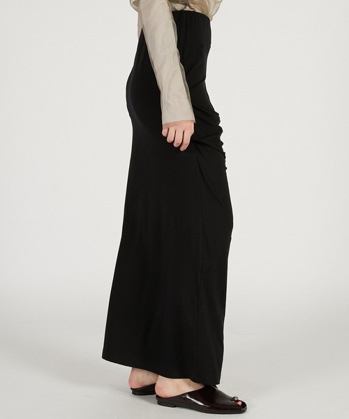 PRANK PROJECT(プランクプロジェクト)の「【2026Spring Pre-Order】ドレープジャージースカート / Drape Tight Skirt(スカート・レディース・グレー/ブラック/ベージュ・36/38)」の10枚目の写真