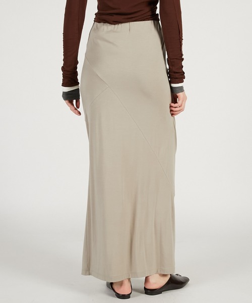 PRANK PROJECT(プランクプロジェクト)の「【2026Spring Pre-Order】ドレープジャージースカート / Drape Tight Skirt(スカート・レディース・グレー/ブラック/ベージュ・36/38)」の17枚目の写真