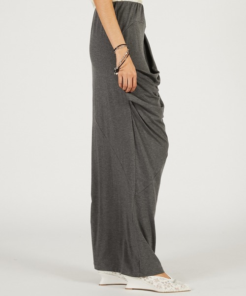 PRANK PROJECT(プランクプロジェクト)の「【2026Spring Pre-Order】ドレープジャージースカート / Drape Tight Skirt(スカート・レディース・グレー/ブラック/ベージュ・36/38)」の13枚目の写真