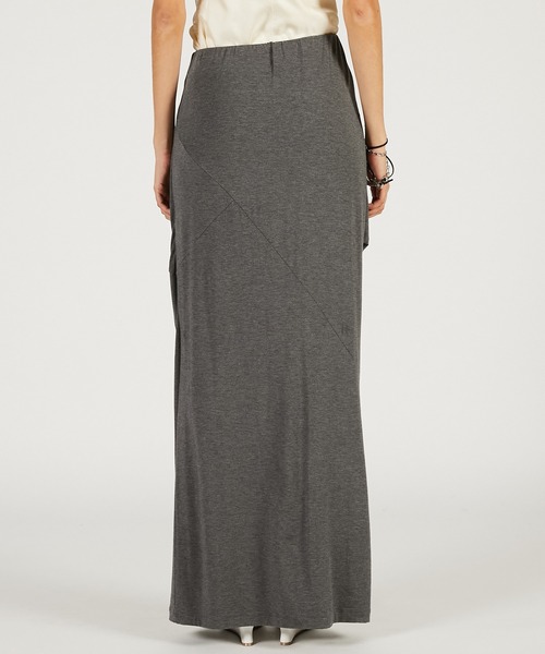 PRANK PROJECT(プランクプロジェクト)の「【2026Spring Pre-Order】ドレープジャージースカート / Drape Tight Skirt(スカート・レディース・グレー/ブラック/ベージュ・36/38)」の14枚目の写真