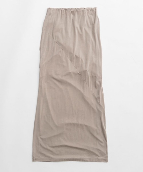 PRANK PROJECT(プランクプロジェクト)の「【2026Spring Pre-Order】ドレープジャージースカート / Drape Tight Skirt(スカート・レディース・グレー/ブラック/ベージュ・36/38)」の22枚目の写真