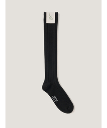 SOOPUI（スープイ）の「Organic cotton knee socks in black（ソックス/靴下・レディース）」