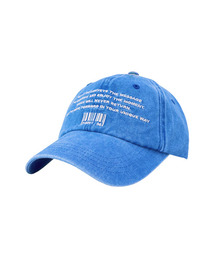 GET IT ON（ゲットイットオン）の「コードレタリングウォッシングボールキャップ_ブルー（キャップ）」