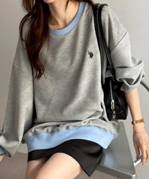 U.S. POLO ASSN.（ユーエスポロアッスン）の「GeeRA別注【U.S.POLOASSN.】オーバーサイズワッフルスウェット（Tシャツ/カットソー）」