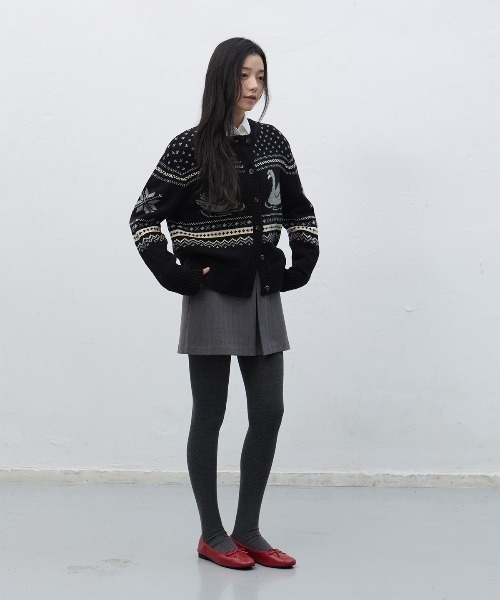 スワンカーディガン スワンカーディガン | Cardigan,長袖 | | TREFLE＋1（トレフルプラスワン）