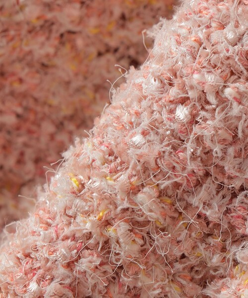 SHIPS（シップス）の「〈手洗い可能〉ミックスカラー ニット ジャケット（カーディガン/ボレロ・レディース・ネイビー/ピンク・ONE SIZE）」の15枚目の写真