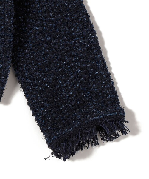 SHIPS（シップス）の「〈手洗い可能〉ミックスカラー ニット ジャケット（カーディガン/ボレロ・レディース・ネイビー/ピンク・ONE SIZE）」の20枚目の写真