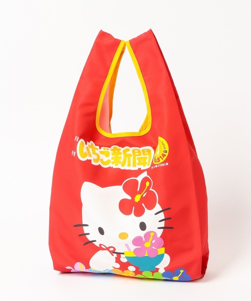 Me%（ミィパーセント）の「【いちご新聞】エコBAG 602820（エコバッグ/サブバッグ・レディース・レッド/ブルー系その他/イエロー・FREE）」の14枚目の写真