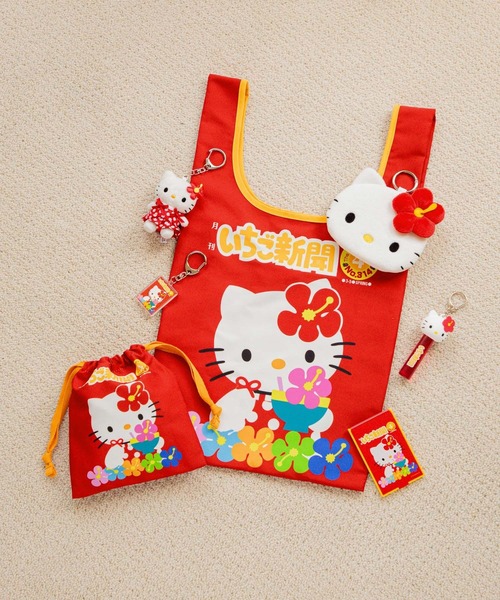 Me%（ミィパーセント）の「【いちご新聞】エコBAG 602820（エコバッグ/サブバッグ・レディース・レッド/ブルー系その他/イエロー・FREE）」の8枚目の写真