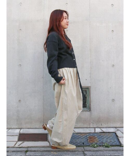 Ungrid（アングリッド）の「リボンデザインニットカーディガン（カーディガン/ボレロ・レディース・オフホワイト/チャコールグレー/オレンジ・FREE）」の16枚目の写真