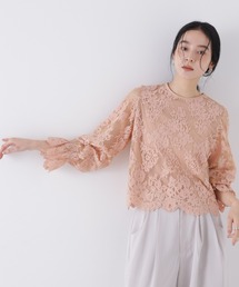 NANO universe | レーススカラップブラウス(シャツ/ブラウス)
