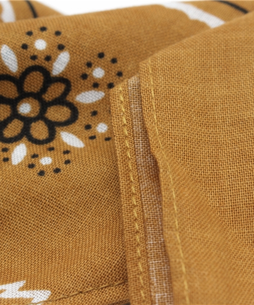 Khaju(カージュ)の「control freak: バンダナヘアバンド(ヘアバンド・レディース・ピンクゴールド/ネイビー・ONE SIZE)」の6枚目の写真