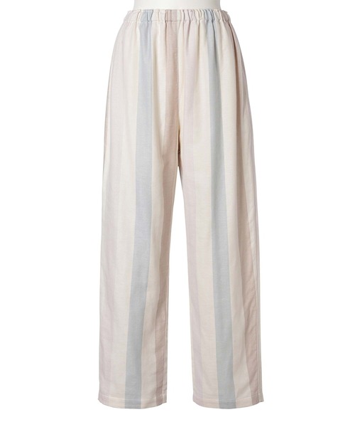 KID BLUE(キッドブルー)の「キッドブルー -26Wガーゼストライプ -長袖パジャマ -KNDK506 -kidblue(ルームウェア/パジャマ・レディース・ピンク/アイボリー・M/L)」の13枚目の写真