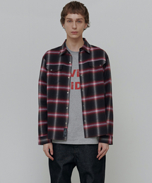 VIOLA CHECK SHIRT-RED