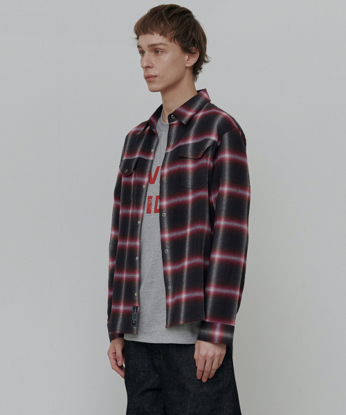 ANYTIME LOREAK(エニタイムロレーク)の「VIOLA CHECK SHIRT-RED(シャツ/ブラウス・レディース・その他・LARGE/MEDIUM)」の2枚目の写真