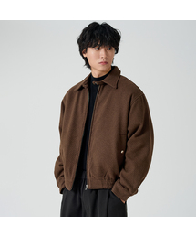 OWSA（オウサ）の「ウールブレンドカラー ブルゾンジャケット（MA-1）」